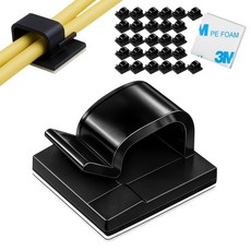 루미나잇 굵은 선 정리 클립, 30개, 블랙