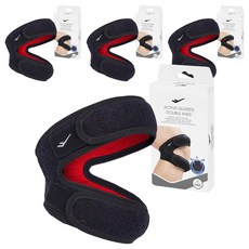 PRO-SPECS 活力雙X型護膝, 黑色, 4個