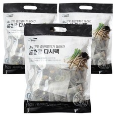 청해명가 여수금빛 훈연멸치가 들어간 훈훈한 다시팩 15p, 225g, 3개