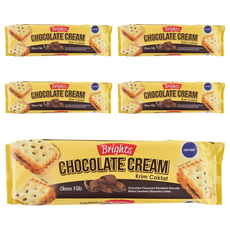 OXFORD 巧克力奶油夾心餅乾 6包入, 5袋, 125g