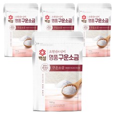 CJ BEKSUL 白雪 五千年的神秘 名品烤鹽, 900g, 4個