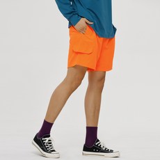 벤디스 남성용 단색 비치팬츠 A105, 오렌지