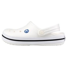 crocs 卡駱馳 Crocs 白色 Band 拖鞋 11016-100