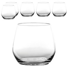 Ocean Glass 雷辛頓洛克杯 6個 玻璃材質 345ml 泰國製造, 1組