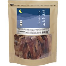 바이케이알 많이드시개 대용량 수제 간식, 돼지귀슬라이스, 300g, 1개