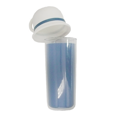 一分三杯旅行牙刷杯/攜帶式漱口杯, PET+PP+矽膠, 21.8x9.8x6.1cm, 藍色, 3組