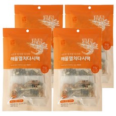 석하 멸치랑새우랑다시마 해물멸치다시팩 미니, 64g, 4개