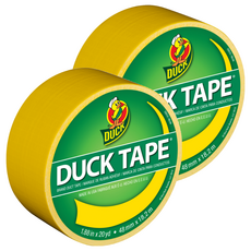 DUCK TAPE 彩色膠帶 黃色, 2個