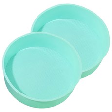 生活King 矽膠圓形蛋糕模 8吋 耐冷耐熱 蛋糕烘焙模具, 20cm, 2個