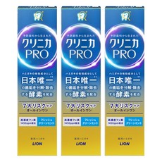 LION 獅王 固齒佳 台灣公司貨 PRO 酵素牙膏 晨淨薄荷, 95g, 3條