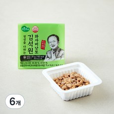 맑은물에 김석원 와사비낫또 2팩, 91g, 6개