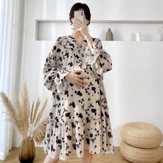 임부 쉬폰 원피스