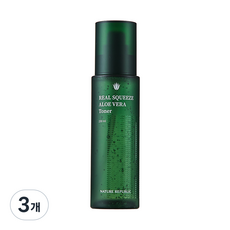 NATURE REPUBLIC 真實鮮榨蘆薈化妝水, 3個