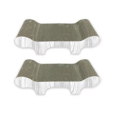 지숑 고양이 스크래쳐 소파 평판형, 혼합색상, 2개