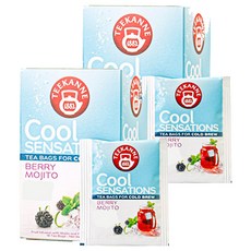 TEEKANNE 恬康樂 Cool Sensations莓果莫希托冰茶茶包, 2.5g, 18入, 2個