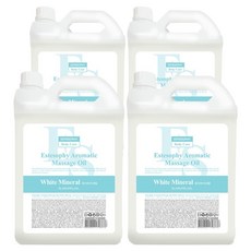 에스테소피 바디 마사지 오일 화이트미네랄, 5L, 4개