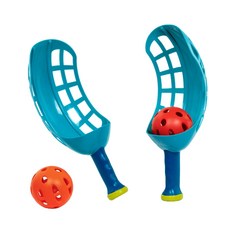 battat toys 科育感統玩具 拋球捕手雙拍檔 5歲以上, 多色, 1組