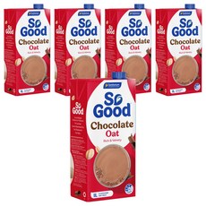So Good Basic系列 可可燕麥奶 植物奶 全素可食, 5瓶, 1L