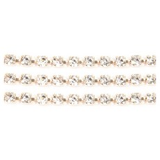 精品韓國巨輪鏈指甲零件 1.7mm, 玫瑰金, 3個