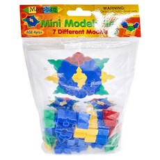 Morphun 莫爾芬積木 迷你造型積木 25pcs, 1包, 多色