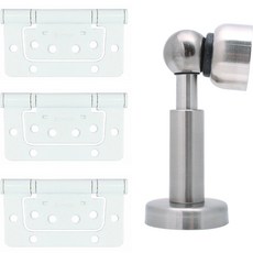 訪問門塞豪華型簡單鉸鏈設置白色的鉸鏈, 1套