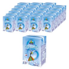 Lowicz 3.5%全脂UHT牛奶, 200ml, 24入