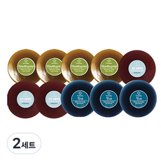 프로버블리 프리미엄 중성비누 10p 세트 1100g 어성초 4p + 딥클렌징 3p + 청대 3p, 2세트