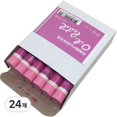 유성 오일 파스텔 솔리드 핑크, 1색, 24개