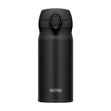 THERMOS 膳魔師 真空斷熱保溫瓶 JNL-356 黑色 熱飲冷飲適用, 350ml, 1個