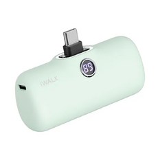 Iwalk Battery 口袋寶Pro閃充行動電源 Type-C, DBL5000PC, 綠色