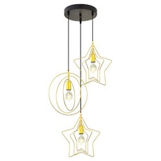 Honey Comb 北歐工業風餐廳吊燈 kc2208 簡約時尚 客廳臥室適用, 1入, 黑