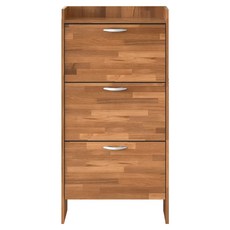 HOPMA 合馬家具 設計款拉門鞋櫃 可調式層板 DIY商品, 3層, 拼版柚木