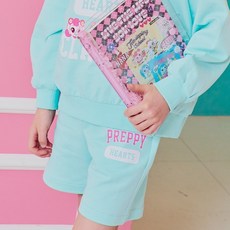 이모션캐슬 프리미에팜 여아용 통기성 캐치 티니핑 하츄 프레피 4부 바지