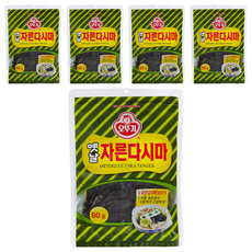 오뚜기 옛날 자른 다시마, 80g, 5개