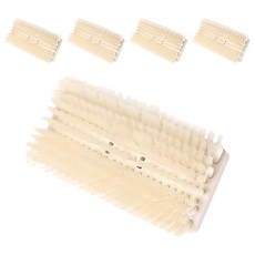 奇麗屋 美樂地兩用刷替換頭 地刷植毛內短外長, 5個, 白色