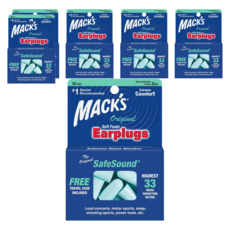 MACK'S 美國 原創泡棉耳塞 10對裝 舒適泡棉, 6盒, 10副