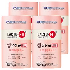 Chong Kun Dang 鍾根堂 LACTO-FIT 益生菌 幼兒款, 60包, 2g, 4罐
