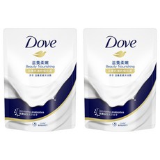 Dove 多芬 滋養柔膚/舒敏溫和 沐浴乳 呵護乾燥肌膚 補充包, 580g, 2組