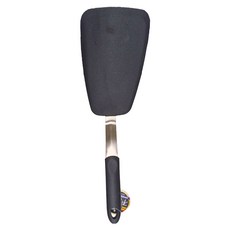 minono 米諾諾 不沾鍋彈力矽膠特大鍋鏟 34 x 10 x 6.5cm, 黑色, 1支