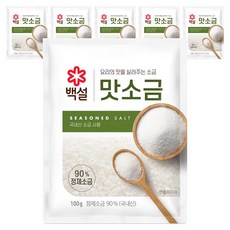 백설 맛소금, 100g, 6개
