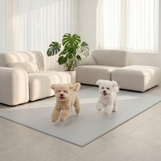 CHOCOPET house 狗狗防滑皮革地墊, 1個, 灰色