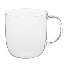 TAIWANGLASS 台灣玻璃 耐熱玻璃馬克杯 350m, 玻璃 透明, 1個