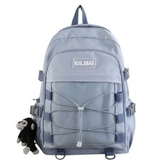 엘쏘 메쉬 스트링 대용량 캐주얼 가방 키링 + 고릴라 키링 세트