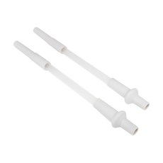 Blender Bottle 可調整彈性吸管組, 2支, 白色, 1組