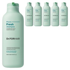 Dr.FORHAIR 油性頭皮深層清潔Phyto Fresh洗髮精 柑橘草本香, 6個, 500ml
