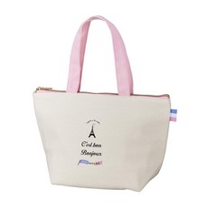 OSK 日式雙層便當袋, 177 x 76 x 84 mm, 1個, 粉色