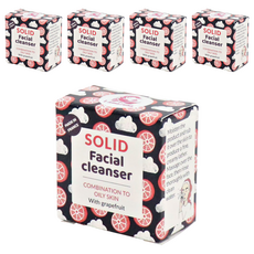 Lamazuna 葡萄柚 - 混合&油性膚質適用 手工純素洗面皂, 25g, 5盒