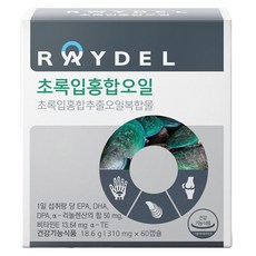RAYDEL 綠唇貽貝油膠囊 18.6g, 60顆, 1個