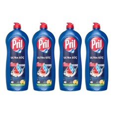 Pril 淨麗 濃縮洗碗精 檸檬香 Set 4瓶, 635ml