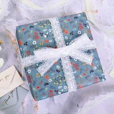 좋은기븐 내츄럴 양면 레자크 포장지, 네이비, 20개